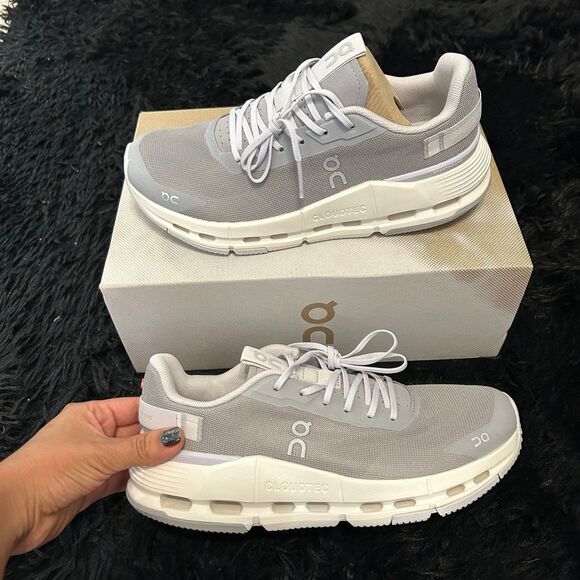 On CLOUDNOVA Form Fog Lavender running ahletic training lace up shoes sneakers 7 - Picture 5 of 6